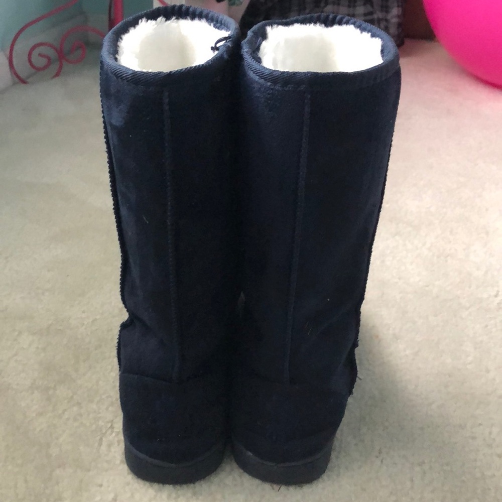 Blue boots
